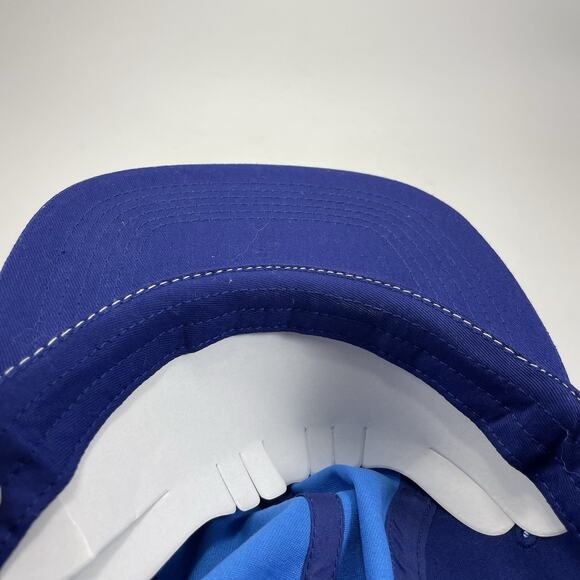 Seattle Sounders FC Retro Logo 5 Panel Cap Strap Back Blue MLS Vintage - Picture 7 of 8